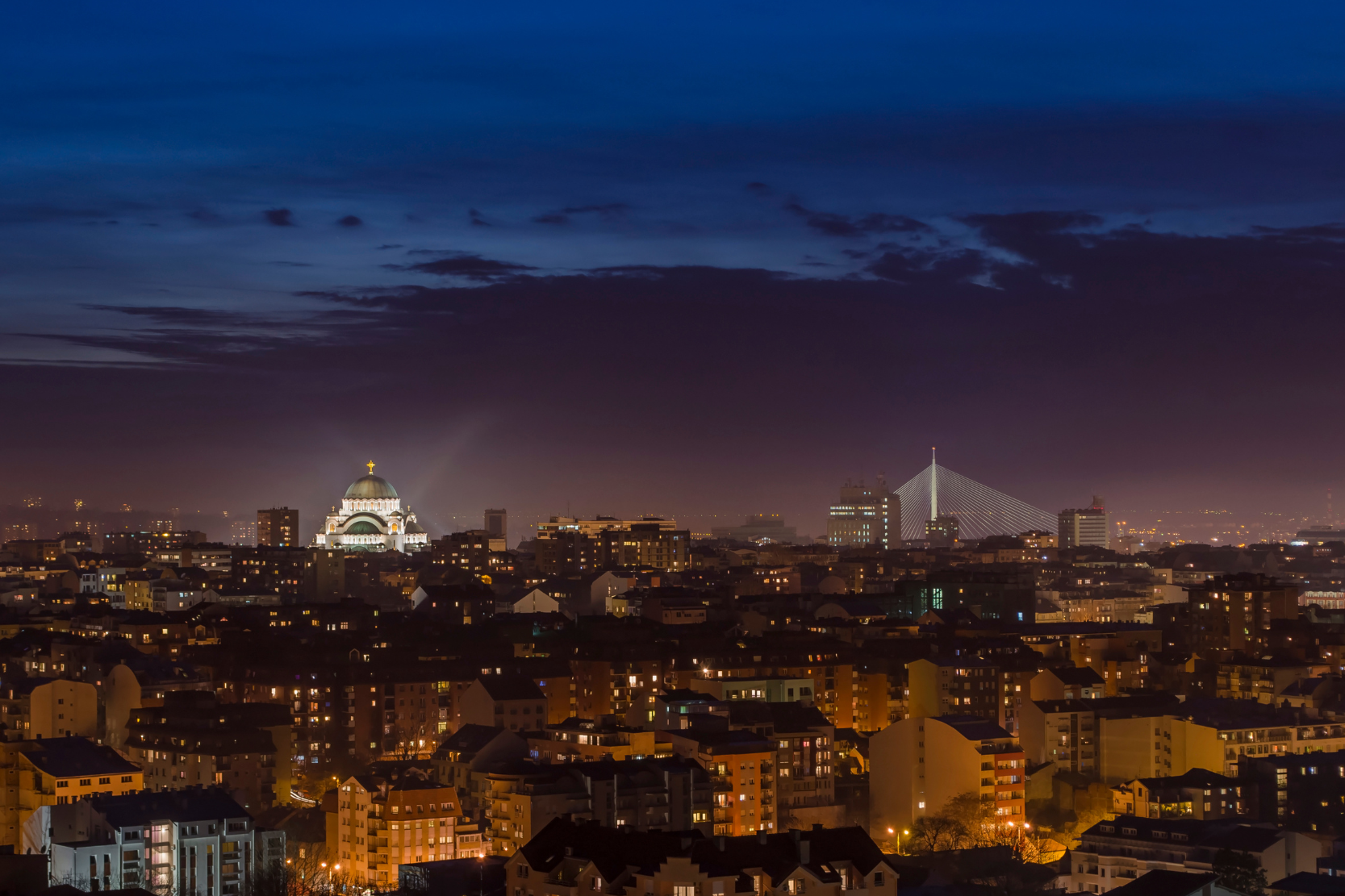 Belgrade Nightsky