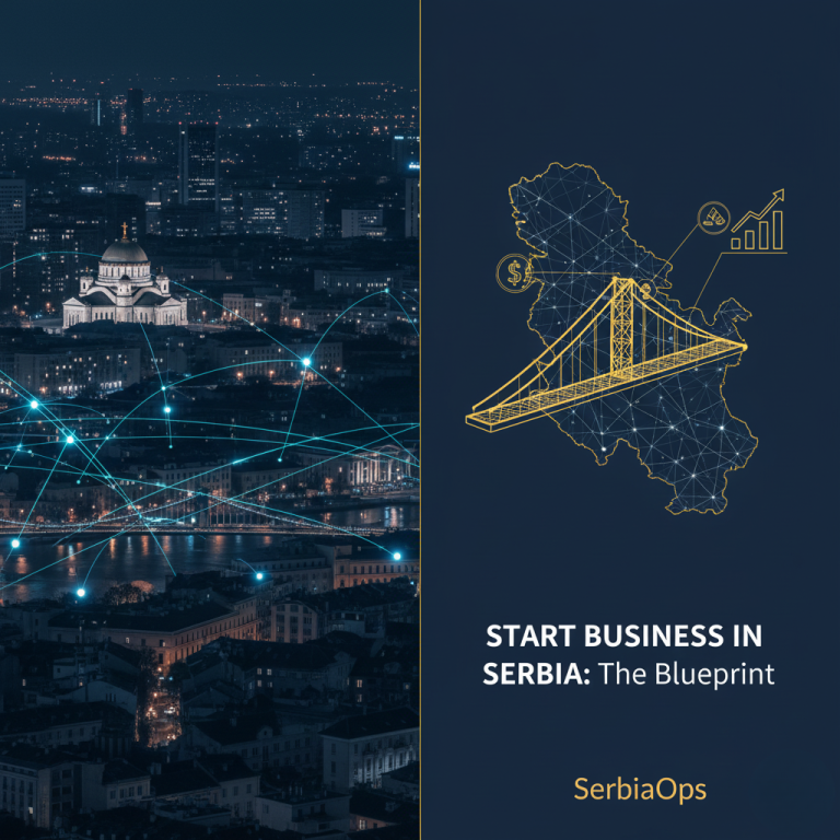 Professional guide on how to start a business in Serbia for US founders - SerbiaOps execution.