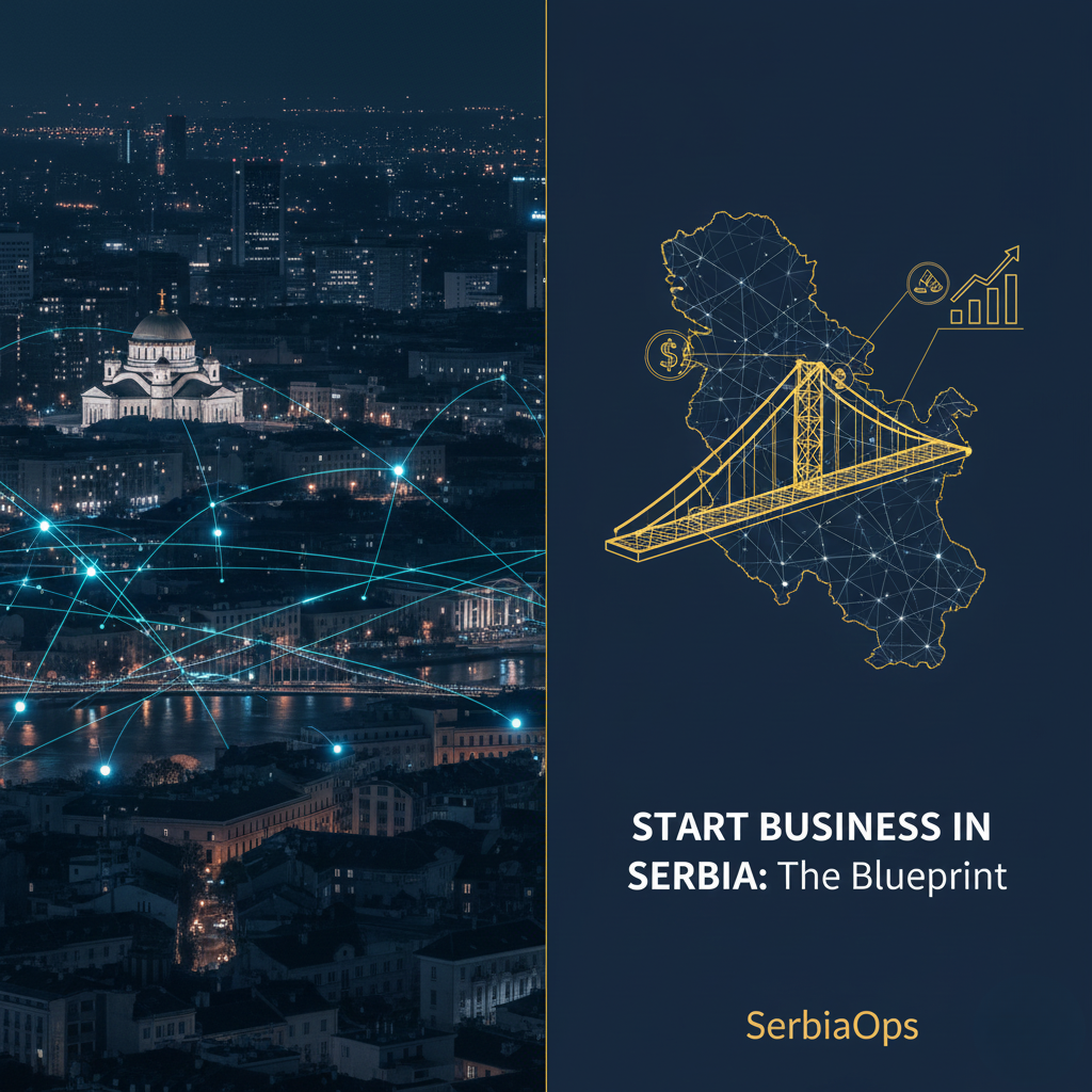 Professional guide on how to start a business in Serbia for US founders - SerbiaOps execution.
